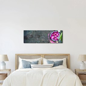 Obraz - Wellness (z zegarem) (90x30 cm)