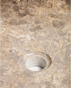 Szara kamienna umywalka 40x40 cm Darnen – Kave Home