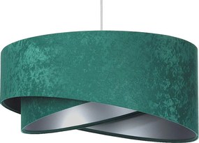 Lampa wisząca GEMSTONE zielona/srebrna
