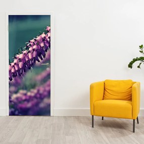 Fototapeta na drzwi - Fioletowe kwiaty (95x205cm)