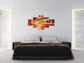 Obraz czerwonej budki telefonicznej w Londynie (125x70 cm)