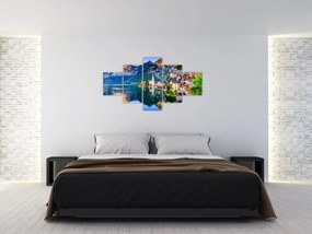Obraz - Wieś alpejska (125x70 cm)