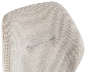 Kremowe tapicerowane krzesła zestaw 4 szt. Ansu – Marckeric