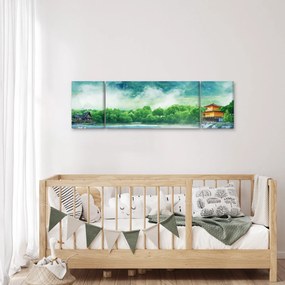 Obraz - Wymarzony krajobraz (170x50 cm)