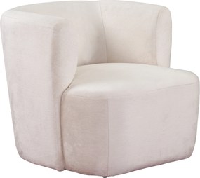 Fotel MOCHI do Salonu WYGODNY, Styl Klasyczny Tkanina pluszowa Beżowy - Beżowy - SORRISO 6