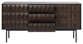 Brązowa komoda Unique Furniture Latina, dł. 160 cm