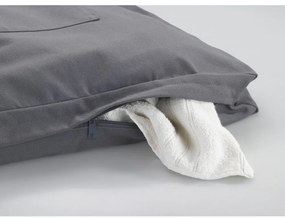Szary wiszący kosz na pranie Wenko Door Laundry, 65 l