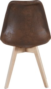 Zestaw 4 Krzese Synk Vintage