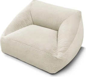 Kremowy worek do siedzenia z imitacji futra Lilibet – Bobochic Paris