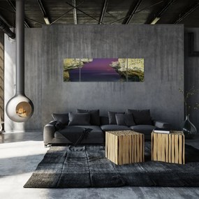 Obraz - klif morski (170x50 cm)