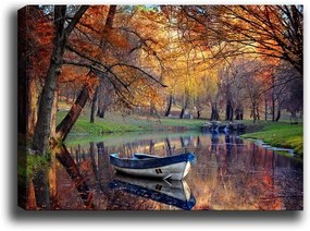 Obraz Tablo Center Boat Lake, 70x50 cm