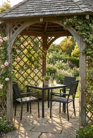 Zestaw mebli ogrodowych ze stalową konstrukcją M0-G16