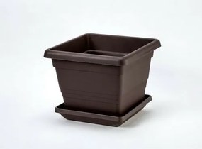 Plastia Doniczka Lotos 60 x 60, czekoladowa