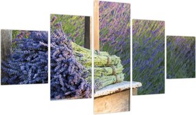 Obraz - Pęczki lawendy (125x70 cm)
