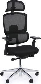 Krzesło biurowe WILMOT MF 1+1 GRATIS, czarna rama, czarna