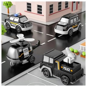 Woopie laweta drogowa zestaw 5 aut - policja