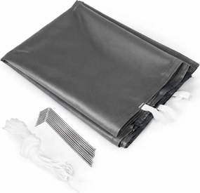 Pawilon ogrodowy 6x3 m szary FGC4 - namiot eventowy automatyczny, regulowana wysokość