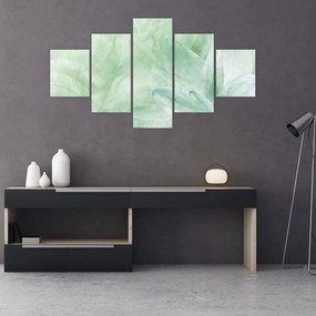 Obraz - Zielony kwiat (125x70 cm)