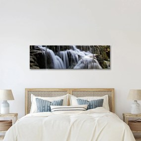 Obraz wodospadów w dżungli (170x50 cm)