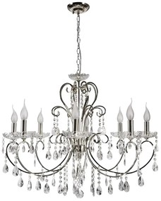 Żyrandol ośmioramienny w stylu glamour K154 C6-D48