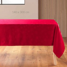 Żakardowy obrus świąteczny, FLOCONS, 140 x 300 cm