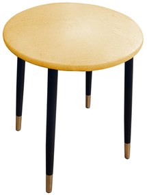 Taboret TRIX AL10 piasek podstawa czarna/złota