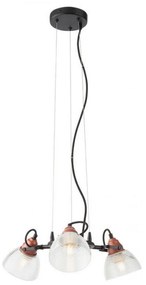 Redo 01-1450 - Lampa wisząca RIDGE 3xE27/60W/230V na linkach