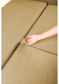 Żółta sofa rozkładana Bonami Selection Pop