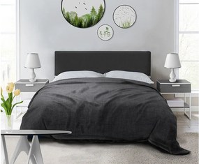 Tapicerowane łóżko Nefryt 170x212x90 cm, powierzchnia spania 160x200 cm, schowek, podnośnik, tkanina Monolith szary