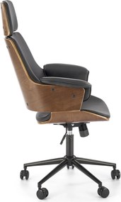 Nowoczesny fotel biurowy Weber z oparciem ze sklejki