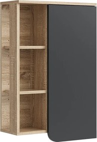 Szafka łazienkowa sonoma/antracyt 50x20x75 karen