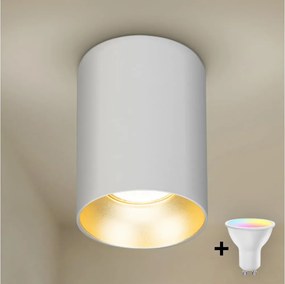 Brilagi - LED RGBW ściemniana oprawa punktowa TRINE 1xGU10/6W/230V biały/złoty