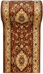 Brązowy elegancki chodnik dywanowy na metry B9-M54