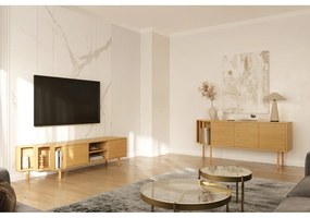 Komoda w dekorze dębu w naturalnym kolorze 189x65x44 cm Shift – Woodman