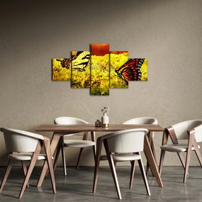 Obraz motyli (125x70 cm)