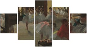 Obraz - Edgar Degas, The Dance Class, reprodukcje (125x70 cm)