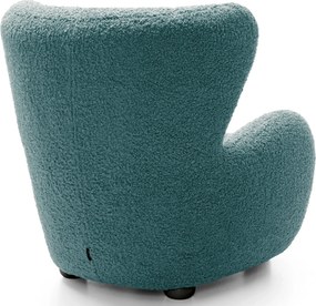 Morski fotel skandynawski do salonu boucle  A6-G30