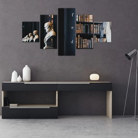 Obraz - W bibliotece (125x70 cm)