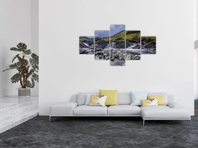 Obraz płynącej wody (125x70 cm)