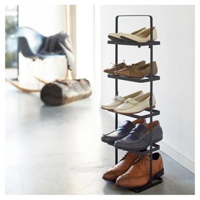 Czarny metalowy regał na buty Tower Shoe Rack – YAMAZAKI