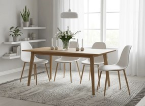 Białe krzesło OSAKA