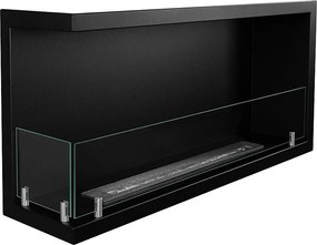 Biokominek narożny do zabudowy, biokominek narożny 90x45 SUTRI 90 SX