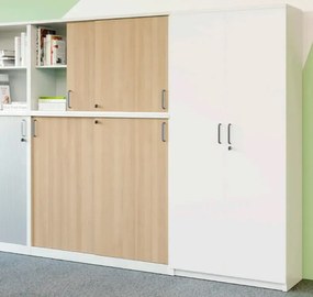 Szafka biurowa przesuwna EASY SPACE CABINET S 3-OH 120cm czarna zamykana NOWY STYL
