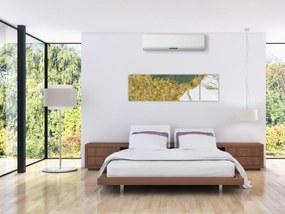 Obraz - Zielony marmur N⁰2 (170x50 cm)