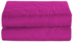 Fioletowa narzuta na łóżko z wzorem STONE Rozmiar: 220 x 240 cm