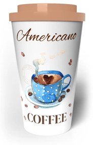 Banquet Kubek podróżny z podwójnymi ściankami COFFEE 0,5 l, Americano coffee