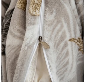 PrzytulneMieszkanie.pl PrzytulneMieszkanie.pl Pościel z mikropluszu EXVORO szara Rozmiar pościeli: 70 x 80 cm | 140 x 200 cm