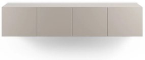 Kremowa szafka pod TV 180x38x35 cm Daroca – Marckeric