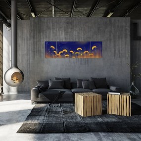 Obraz - Dmuchawce (170x50 cm)