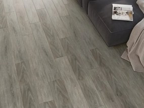 Mexen La Porte próbka paneli winylowych SPC 6,5 mm, podkład IXPE 1,5 mm, 4 V-Fuga, Dąb - F1026-S